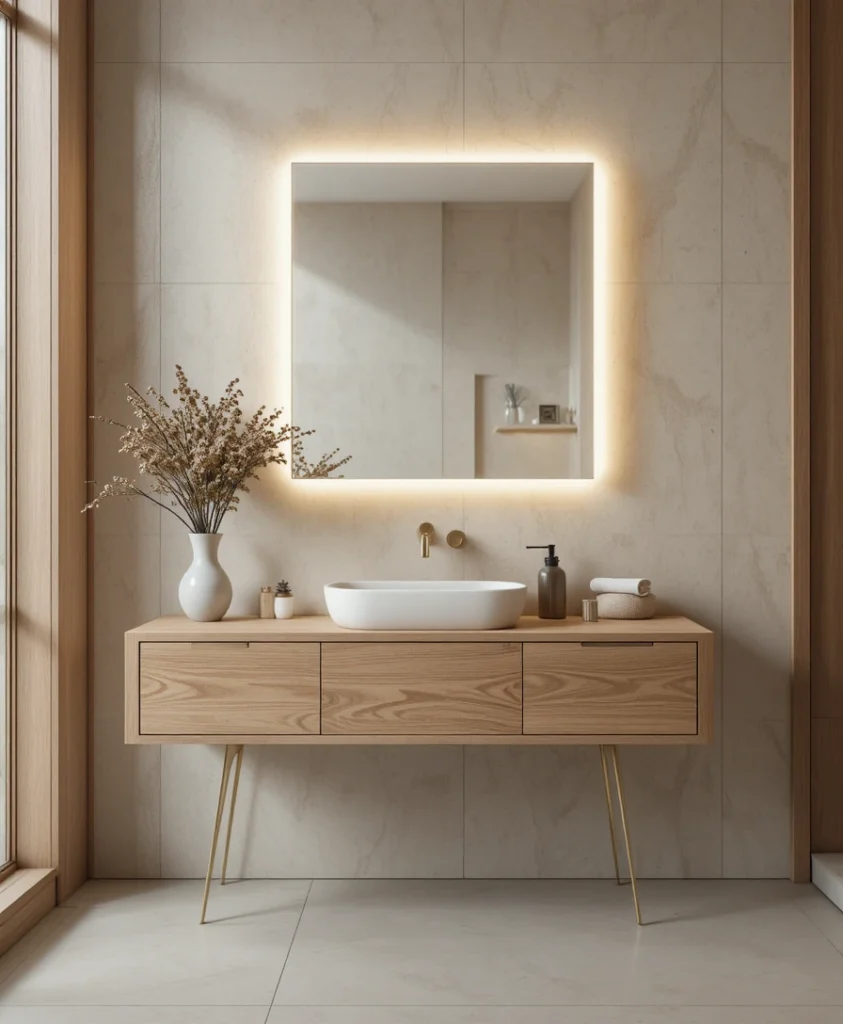 Floating Wall-Mounted Vanity