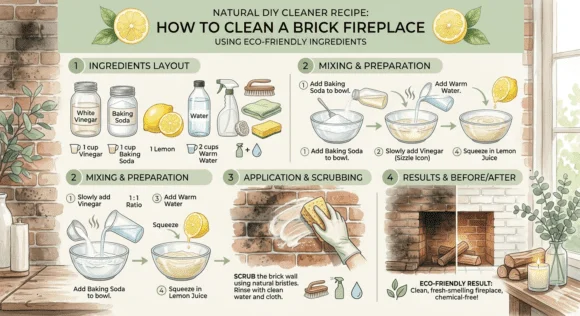 Clean a Brick Fireplace