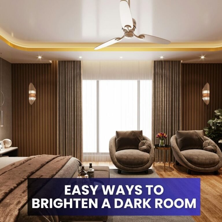 Easy Ways to Brighten a Dark Room