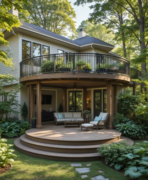 Two Level Deck Ideas 