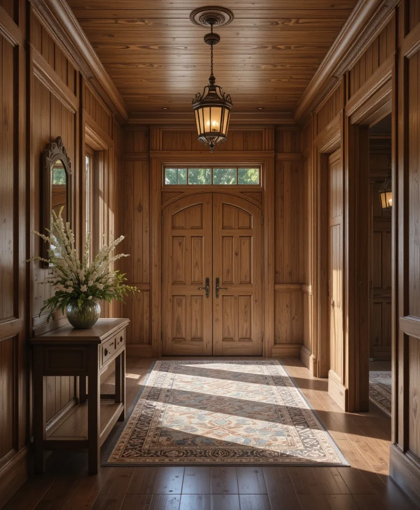 Rich Wood Paneling for Classic Character