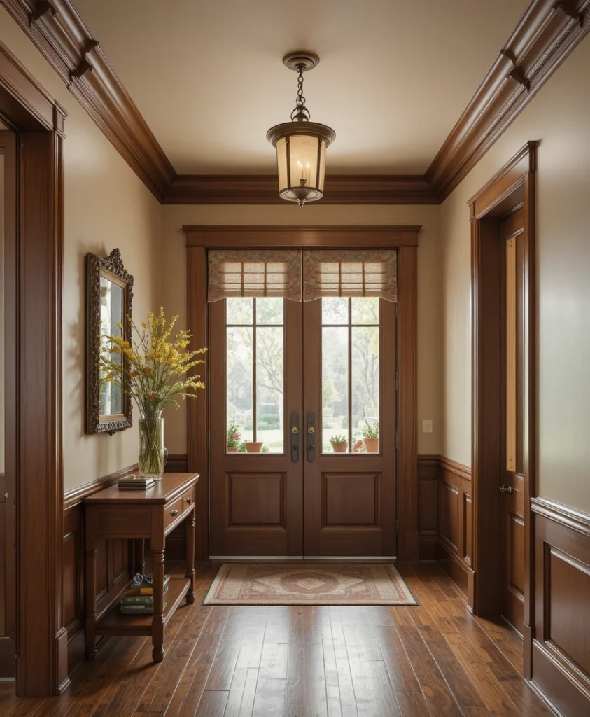 Wainscoting with Detailed Trim