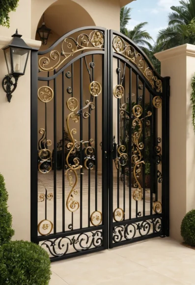 Wrought Iron Decorative Gate