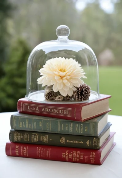 Vintage Book Centerpiece Ideas