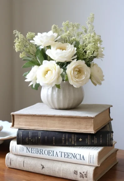 Vintage Book Centerpiece Ideas