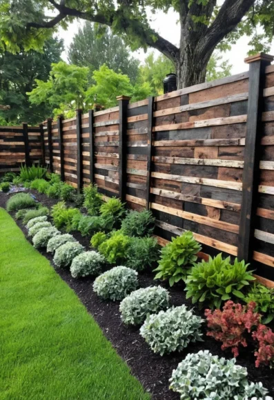 Reclaimed Wood Fence