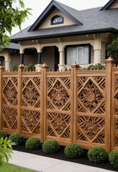 Decorative Wooden Fence