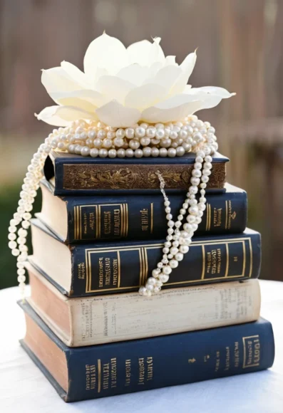 Vintage Book Centerpiece Ideas