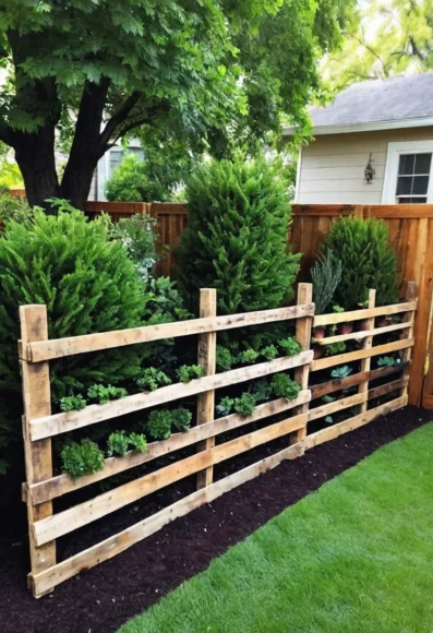 Pallet Wood Fence