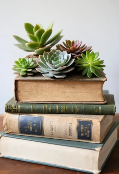 Vintage Book Centerpiece Ideas