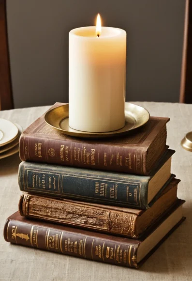 Vintage Book Centerpiece Ideas