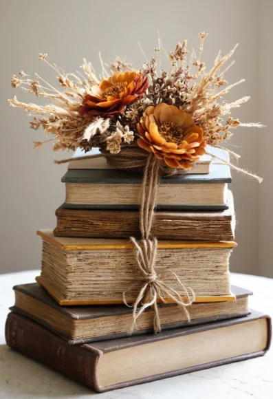 Vintage Book Centerpiece Ideas