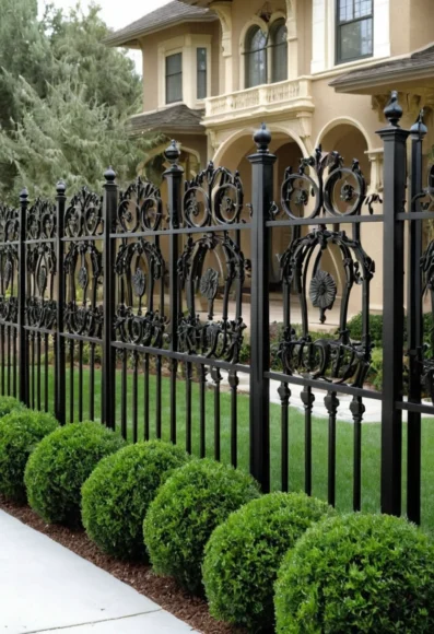 Decorative Iron Fence