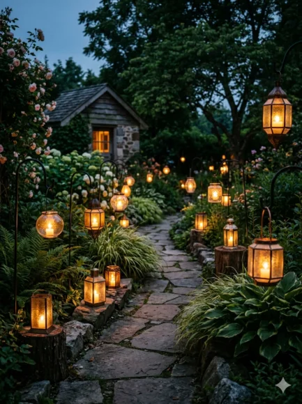 Glass Lanterns for Evening Glow
