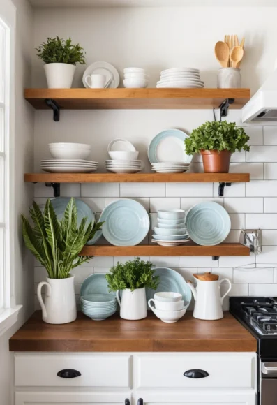 Use Open Shelving