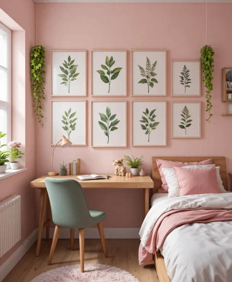 Pink and Green Dorm Room Ideas