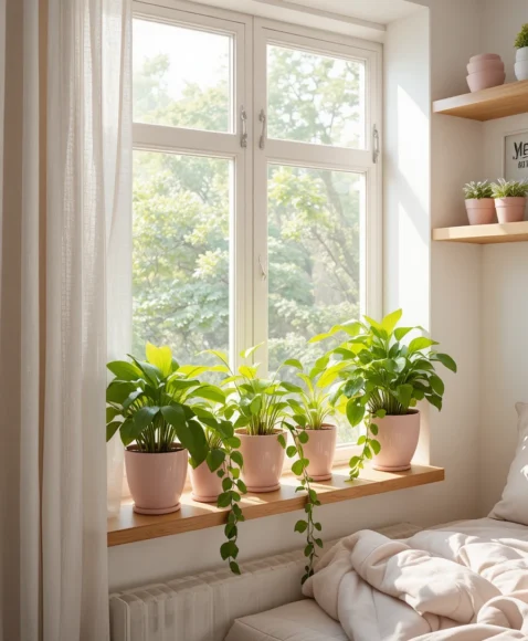 Pink and Green Dorm Room Ideas