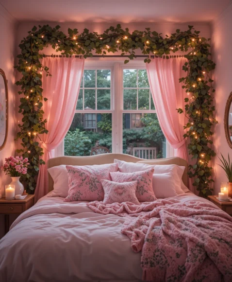 Pink and Green Dorm Room Ideas