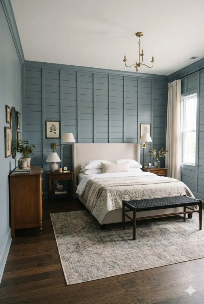 Board-and-Batten Molding Wall