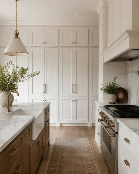 Cabinets Extended to the Ceiling