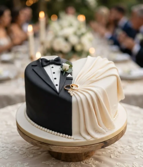 Heart Shaped Wedding Cake Ideas