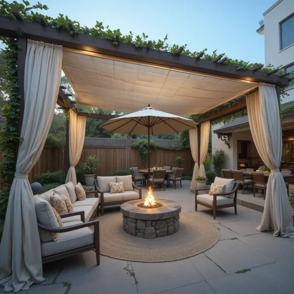 Complete Layered Outdoor Shade Lounge