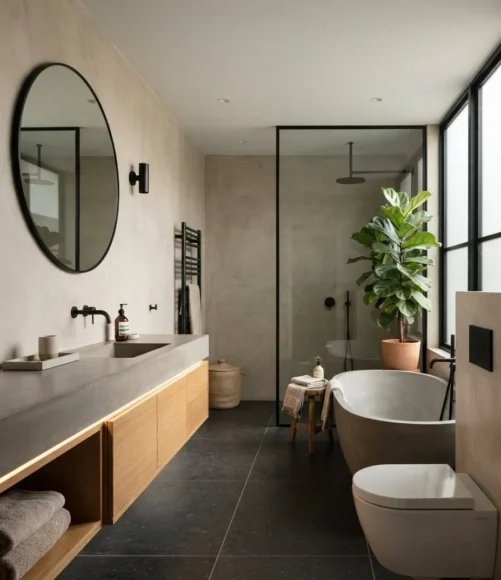 Concrete Vanity for Modern Edge
