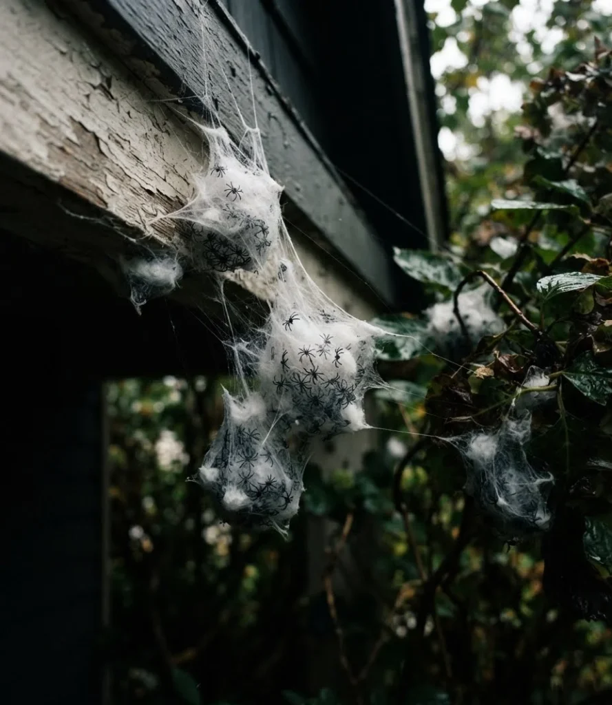 DIY Spider Egg Sac Clusters