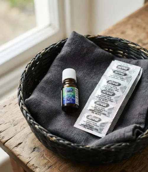 Eye Drops and Antacid Packets