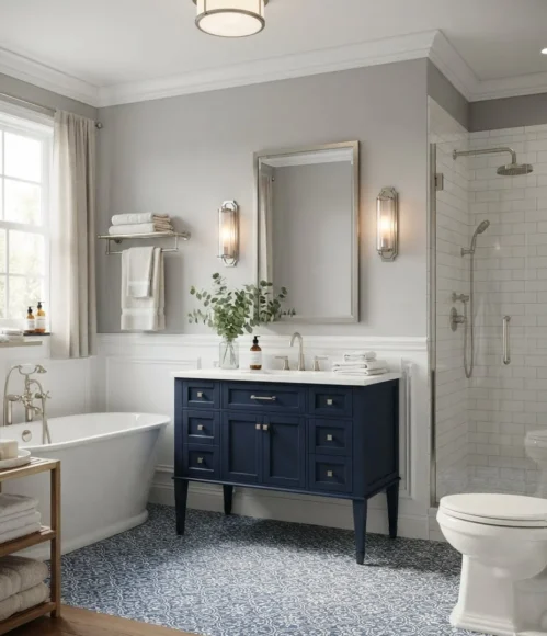 Freestanding Vanity for Classic Charm