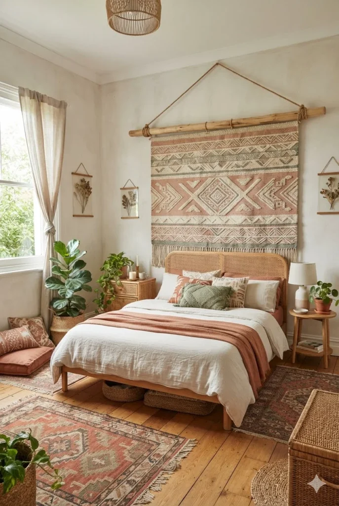 Hanging Tapestry with a Wood Dowel
