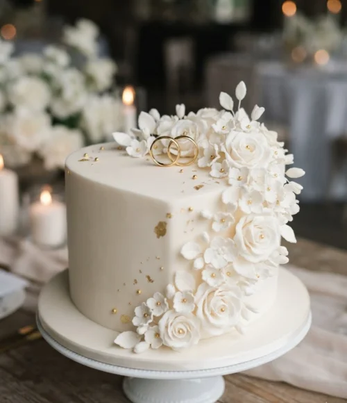 Heart Shaped Wedding Cake Ideas