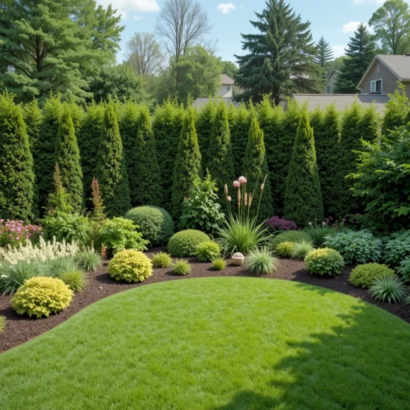 Layered Landscaping for Privacy