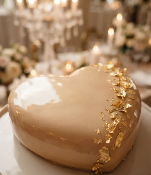 Heart Shaped Wedding Cake Ideas