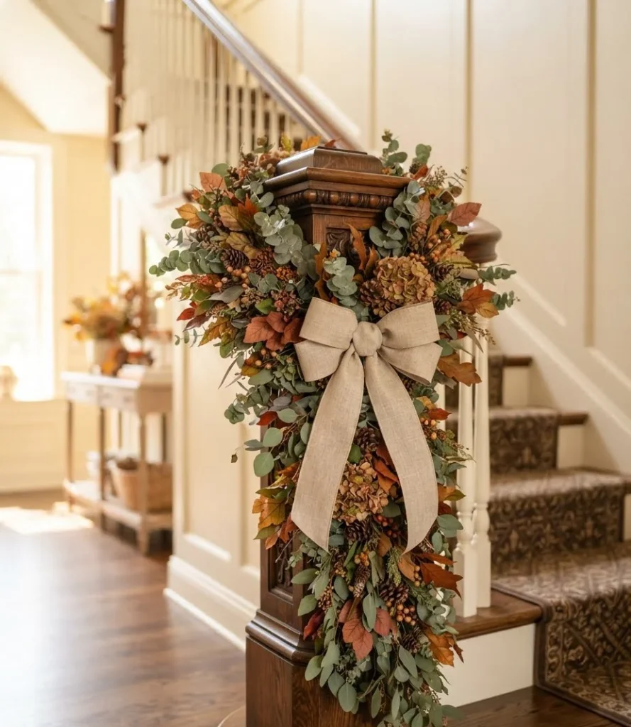 Newel Post Wrap Garland
