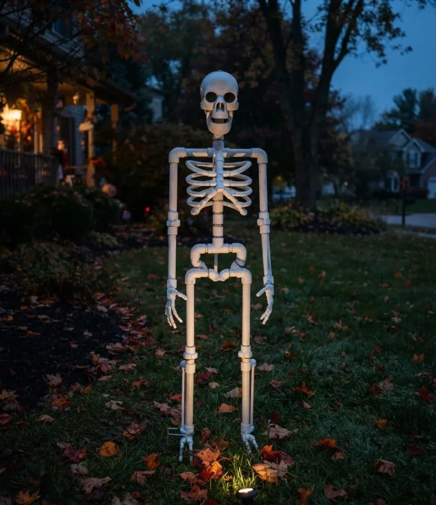 PVC Pipe Skeleton Yard Stakes