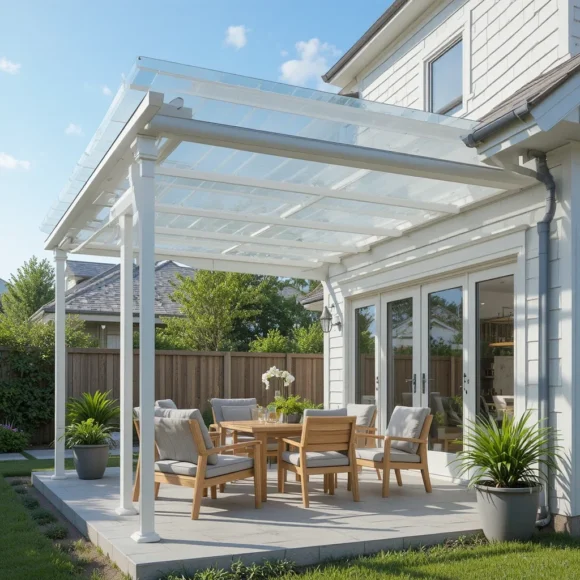Pergola with Polycarbonate Panels