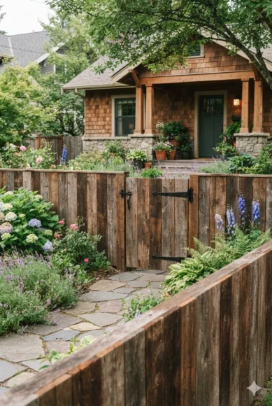 Reclaimed Wood Fence