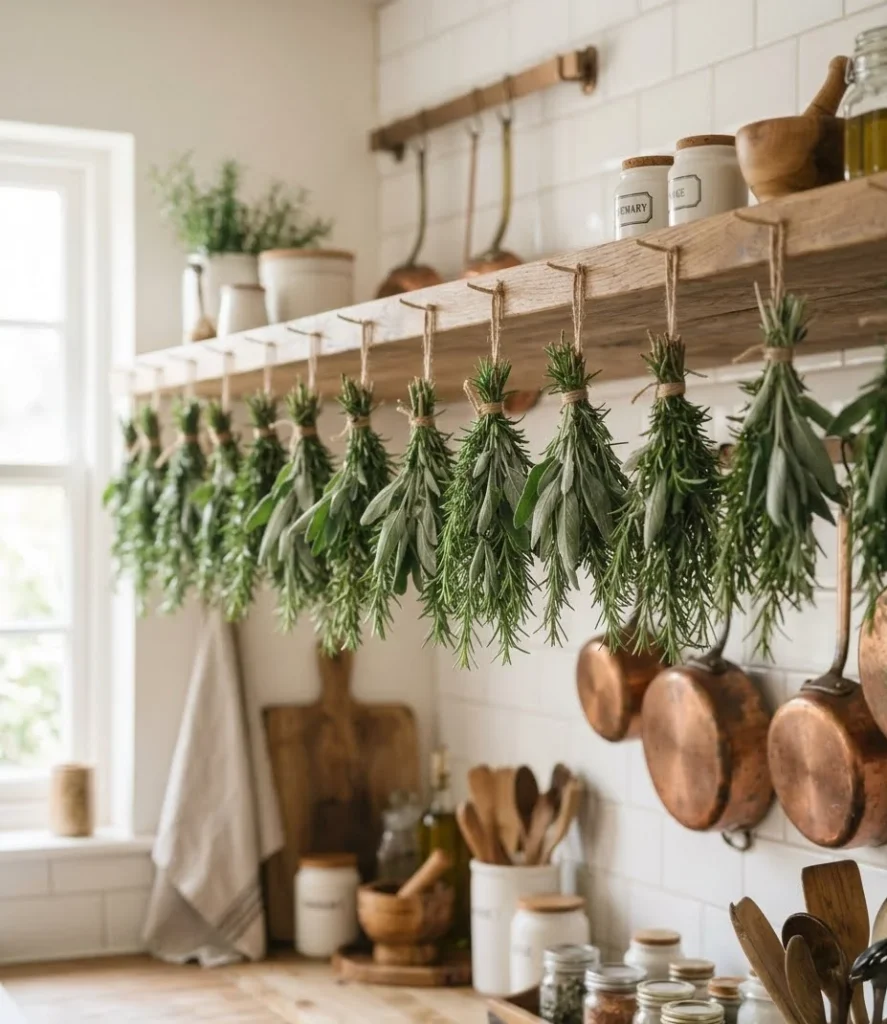 Rosemary and Sage Herb Kitchen Garland