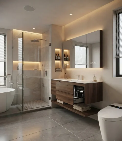 Smart Vanity with Built-In Technology