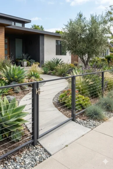 Steel Cable Rail Fence