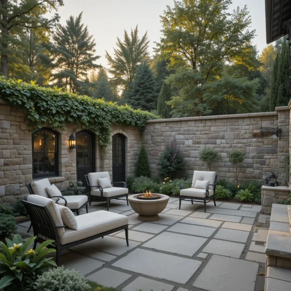 Stone Wall Fence