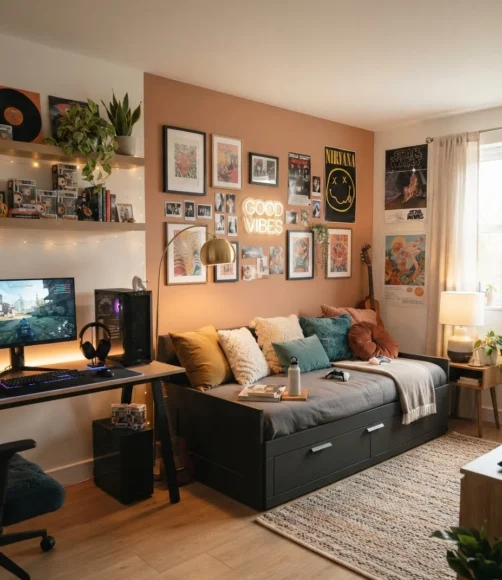 Teen Hangout Room with Sofa Bed