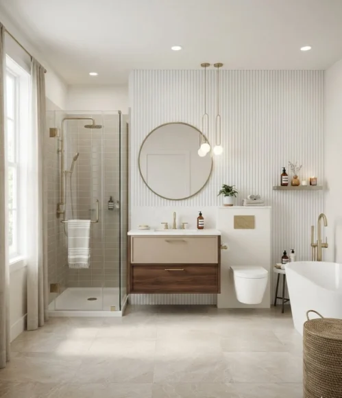 Two-Tone Vanity for Visual Interest