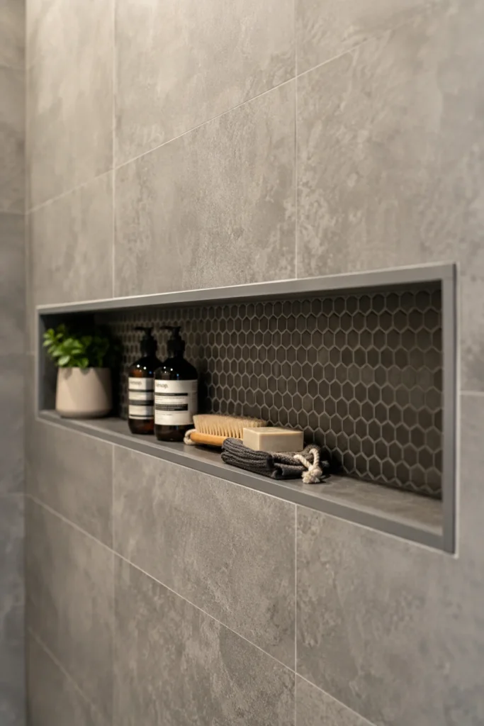 Ultra-Slim Horizontal Wall Niche