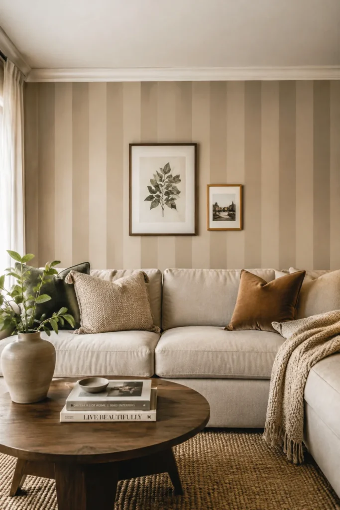 Vertical Stripes for Visual Height