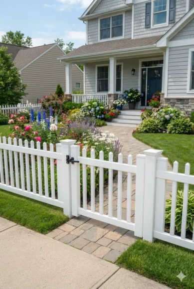 Vinyl Picket Fence