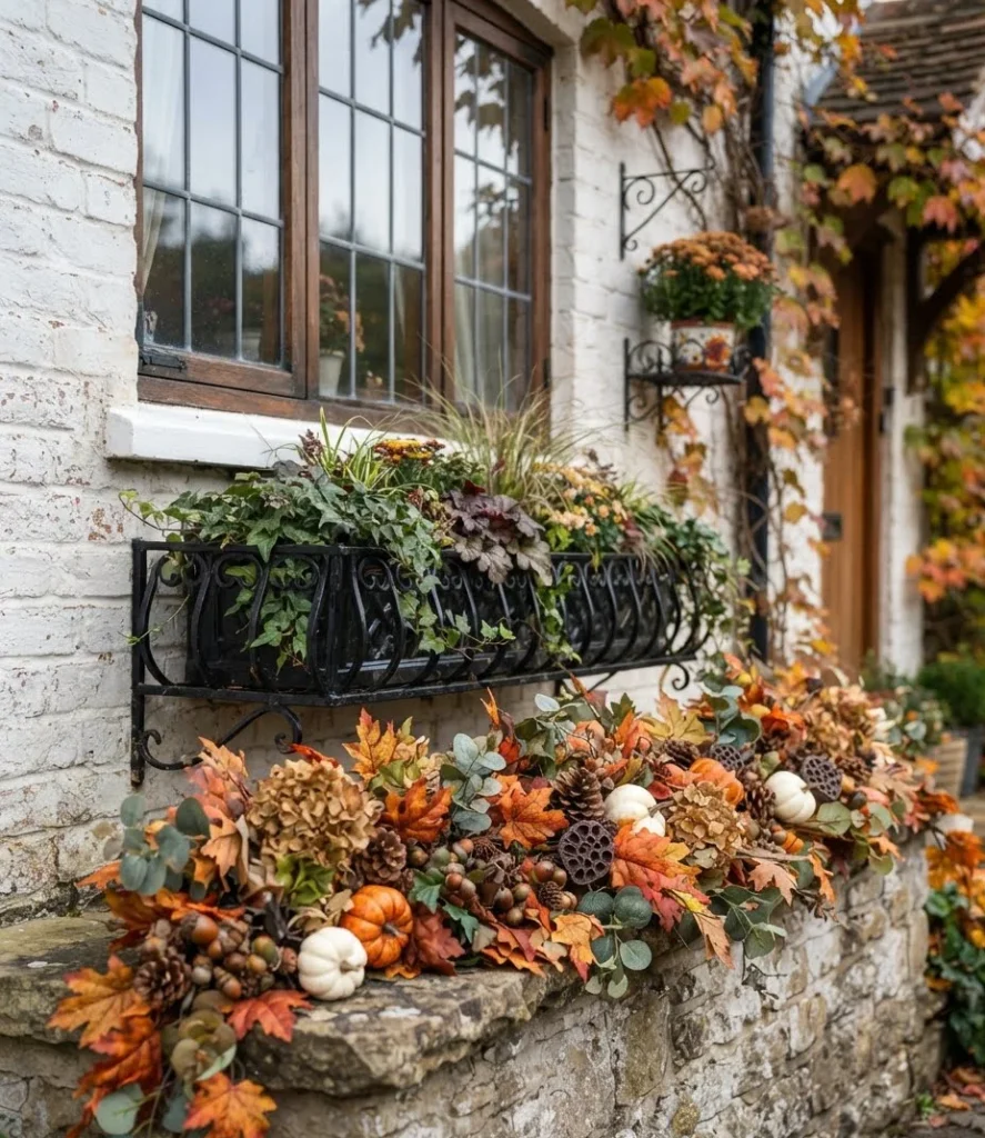 Window Box Ledge Garland