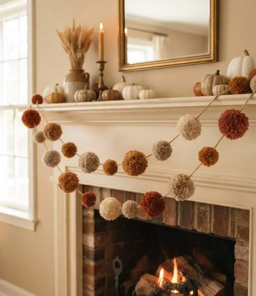 Wool Pom-Pom Garland