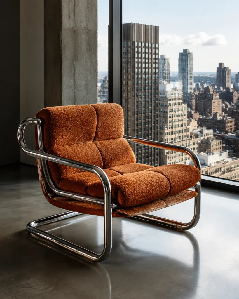 Chrome Accent Chair